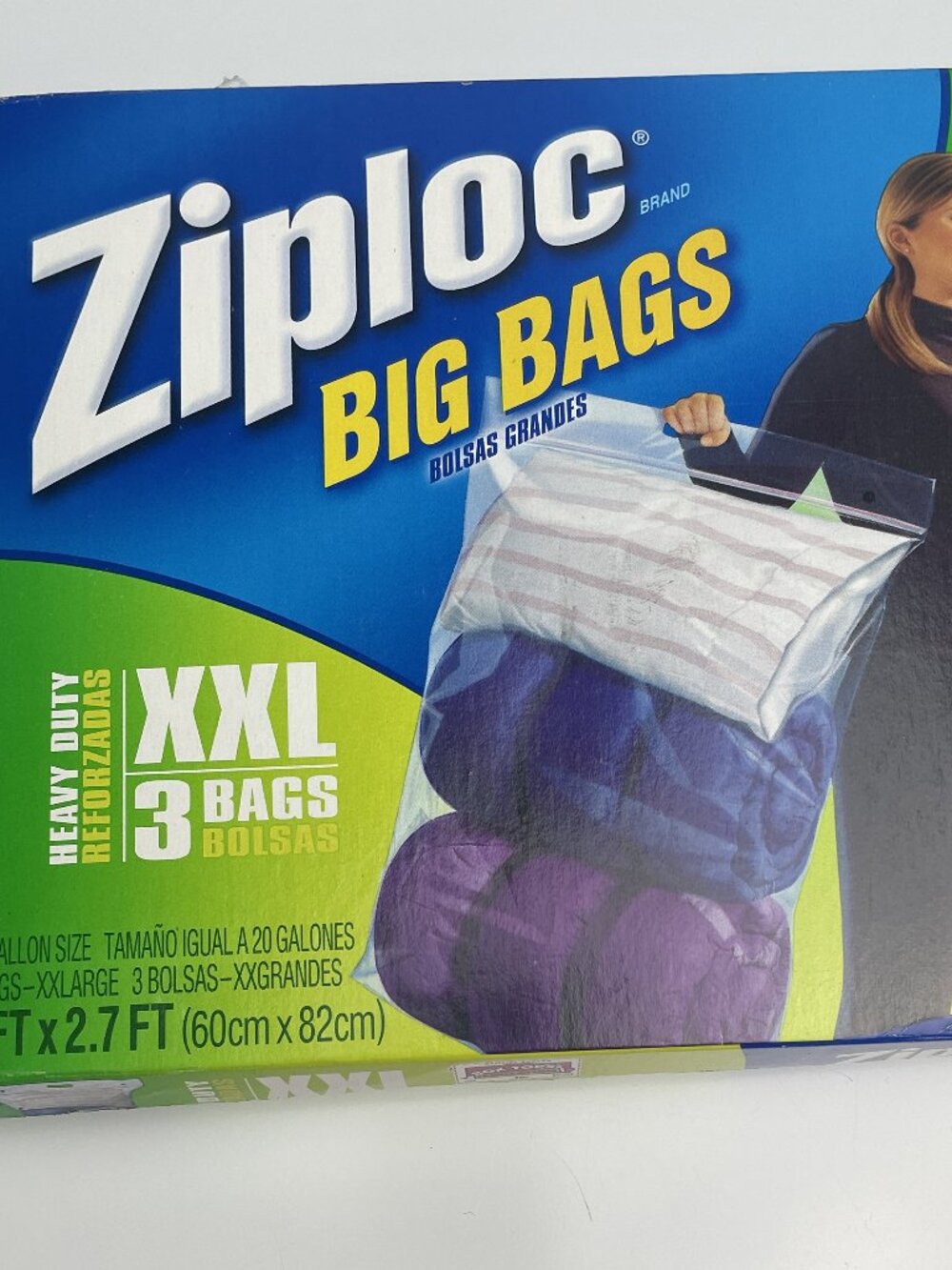 Ziploc Big Bags set of 3  unopened Box NOS DISCONTINUED